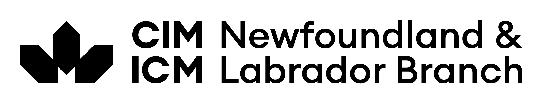 CIM - Brand Package - Newfoundland and Labrador Branch Black Logo (17Sep23)